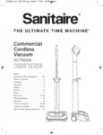 Manual for Sanitaire SC7100A Vacuum Machine