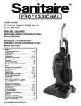 Manual for Sanitaire SL4110A Bagged Upright Vacuum Cleaner