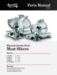 Manual Slicers 177SL Parts Manual