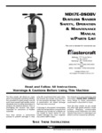 MasterCraft MD17E-DSOBV Operation & Maintenance Manual