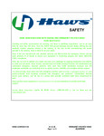 HAND WASH SINK safety sheet