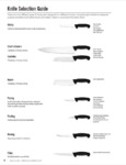 Mercer Culinary Knife Selection Guide from 2021 Catalog