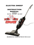 MetroVac ElectraSweep Manual 
