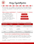 Mike's Hot Honey Crystallization Infographic