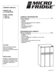 Micro Fridge 3.1MF7R_3.1MF7RS Manual