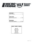MicroFridge Microwave Manual MicroFridge Microwave Manual