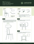 Mid-Century Chair & Barstool_Assembly Instructions