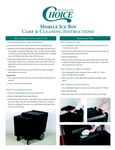 Care & Cleaning Instructions