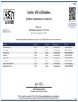 Monin Kosher Certificate