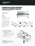 Regency Multi Station Sink Assembly Instructions Spanish Regency Multi Station Sink Assembly Instructions Spanish