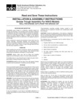 NAKS Grease Trough Specsheet