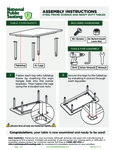 National Public Seating HDT Assembly Instructions