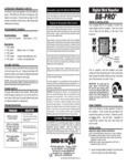 Bird-X BB-PRO Instructions