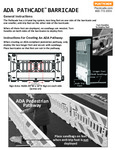 ADA PATHCADE™ BARRICADE SYSTEM Instructions