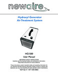 Newaire_HG1500_Hydroxyl_Generator_Air_Treatment_System_Manual