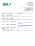 Ingredient Sheet