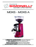 Nuova Simonelli MDXS Espresso Grinder Manual