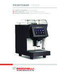 Nuova Simonelli ProntoBar Touch Manual