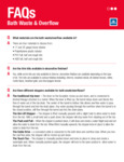 Oatey Bath Waste and Overflow FAQs