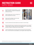 Oatey Supply Boxes Instruction Guide