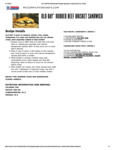 Old Bay 22 oz. Rub Beef Brisket Sandwich