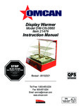 Omcan 21479 Manual
