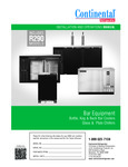 Continental Refrigeration_Operation Manual_Bar Equipment