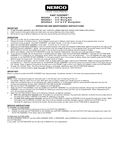 Easy Cheeser Operation / Parts Manual