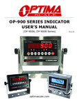 Optima OP-900 Indicator Manual