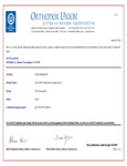 Frozen Bean Kosher Certificate