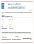 Hidden Valley Kosher Certificate