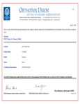 Gatorade Kosher Certificate