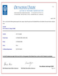Gatorade Kosher Certificate