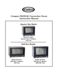 Compact MANUAL Convection Ovens Manual