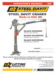 OZ Steel Davit Crane Manual OZ Steel Davit Crane Manual