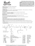 Paasche Raptor RG Airbrush Manual English
