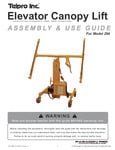 Paragon Pro Manufacturing Solutions Elevator Canopy Lift 294 Manual