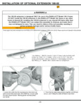 Paragon Pro Manufacturing Solutions Panellift 6' Extension 186-00 Manual