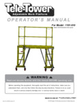 Paragon Pro Manufacturing Solutions Tele-Tower Compact Scaffold 1101-610 Manual Paragon Pro Manufacturing Solutions Tele-Tower Compact Scaffold 1101-610 Manual