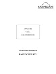 Carpigiani Pastochef 18 Manual