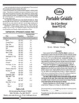 Portable Griddle Manual