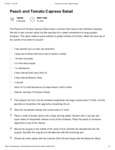 Peach and Tomato Caprese Salad Recipe Peach and Tomato Caprese Salad Recipe