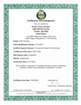 Campbell OTCO Certificate