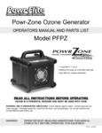 Powr-Flite PFPZ Ozone Generator Air Purifier with 12-Hour Timer - 60,000 cu. ft. Range manual
