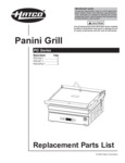 Hatco Panini Grill Replacement Parts List