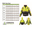 PK401 Size Chart PK401 Size Chart