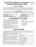 Pacer Pumps HP Series Manual Pacer Pumps HP Series Manual