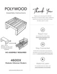 POLYWOOD 4600 Ottoman POLYWOOD 4600 Ottoman