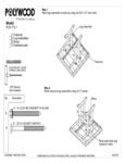 POLYWOOD FDT37 Farmhouse Assembly Instructions