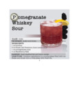 Pomegranate Whiskey Sour Recipe